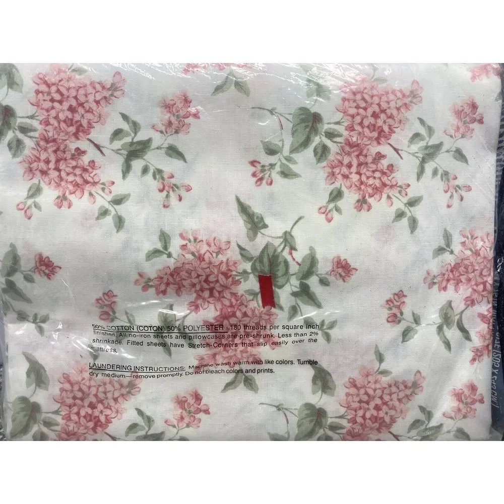 Meadowbrook Sheet Luxury‎ Percale VTG New Full Flat Sheet Made In USA NOS